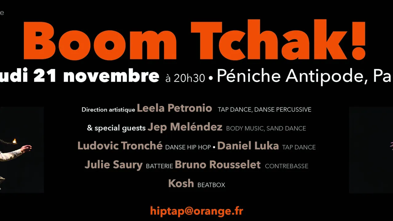 Boom Tchak ! (Percussions corporelles / danse hip hop)