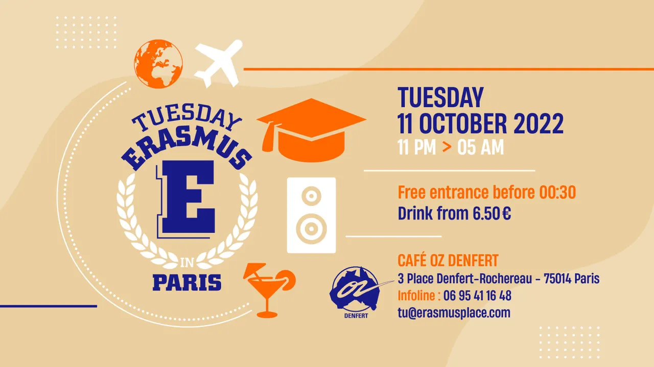 TUESDAY ERASMUS IN PARIS