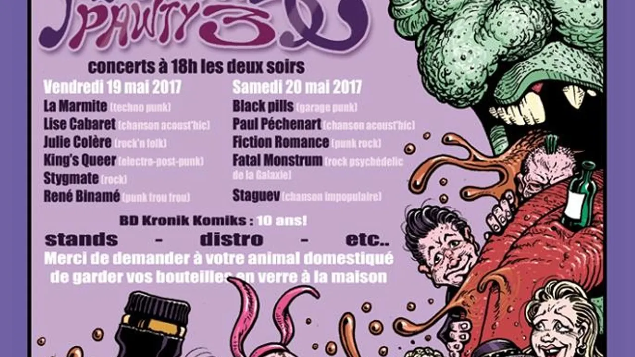 Festival 'La Der Des Der Pawty 3' fait son Cirque