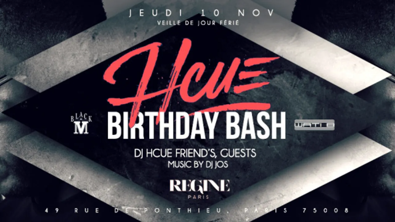 VEILLE DE JOUR FERIE WATI B & BLACK M OFFICIAL DJ HCUE BDAY PARTY CHEZ REGINE