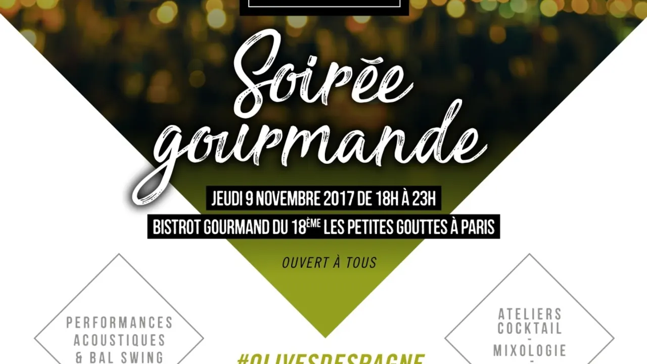 Ateliers et dégustations autour des Olives d'Espagne du 9 au 16 novembre 2017