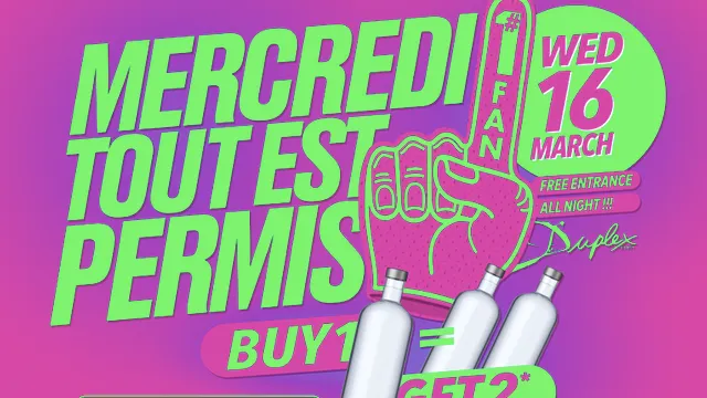MERCREDI TOUT EST PERMIS !