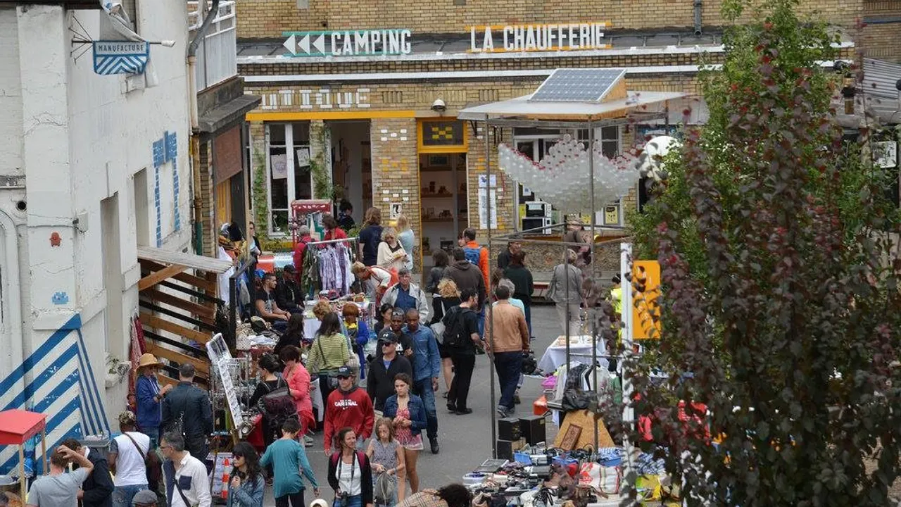 Marché de Noël aux Grands Voisins