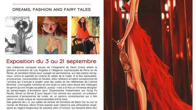 Exposition Dream, Fashion and Fairy Tales avec l'artiste Devin Crane