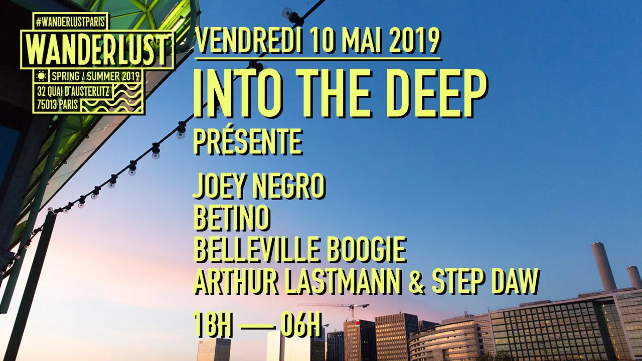 Into The Deep présente JOEY NEGRO & plus