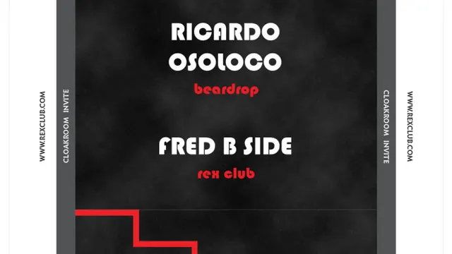 CLOAKROOM INVITE PIG & DAN - RICARDO OSOLOCO - FRED B SIDE
