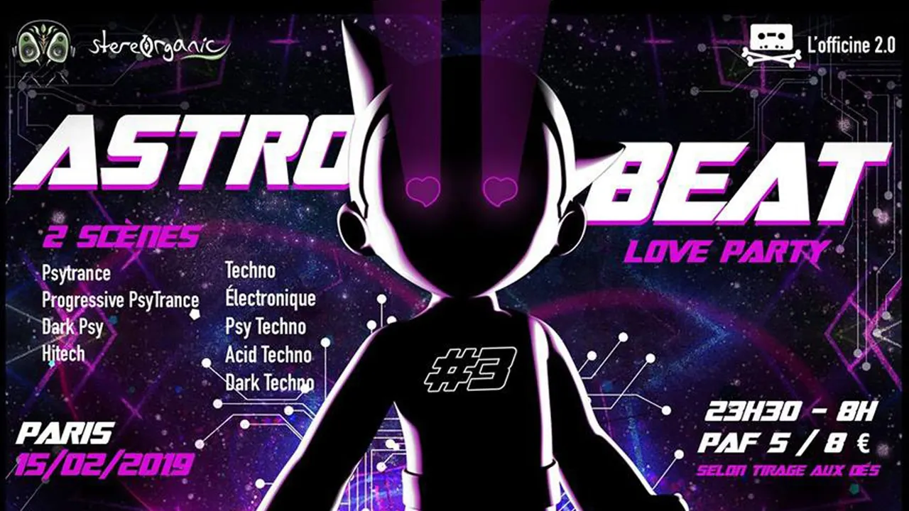 ASTRO BEAT #3 | Love party - Psytrance et Techno