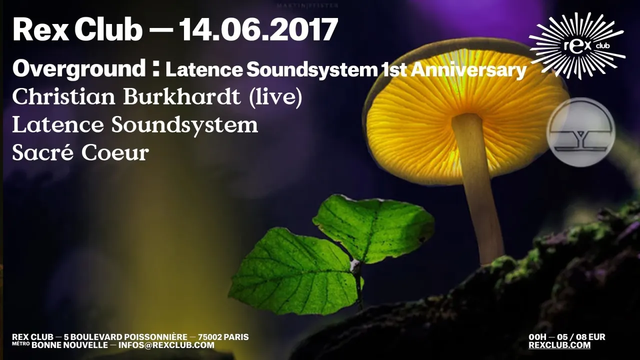 OVERGROUND : Latence Soundsystem/ 1 an w/ Christian Burkhardt, Latence Soundsystem, Sacré Coeur