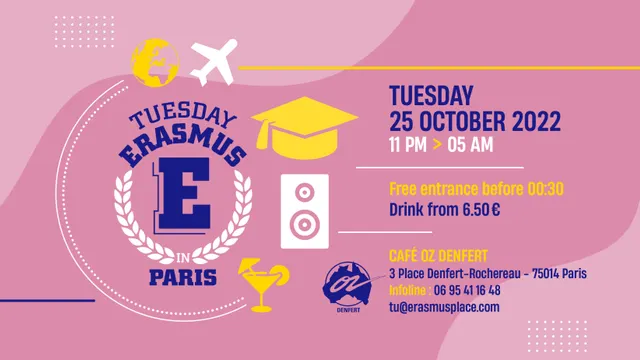 TUESDAY ERASMUS IN PARIS