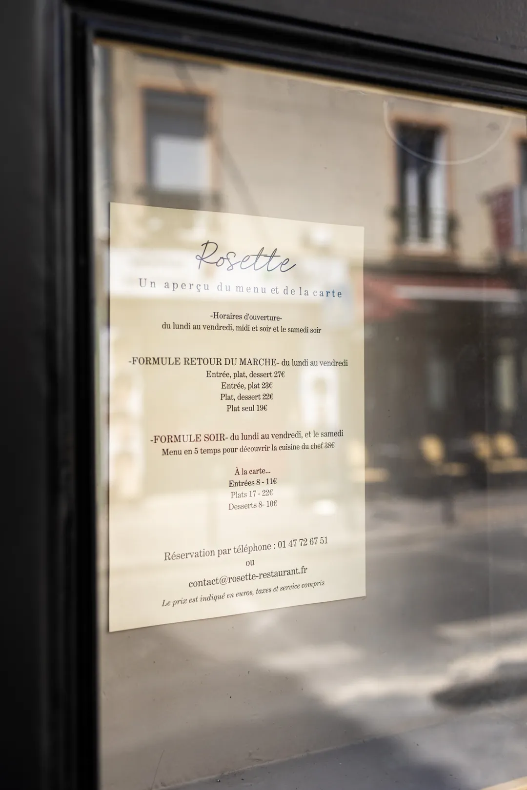 Rosette Restaurant Clichy