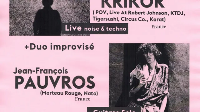 DDD & La Source invitent #4 with Krikor