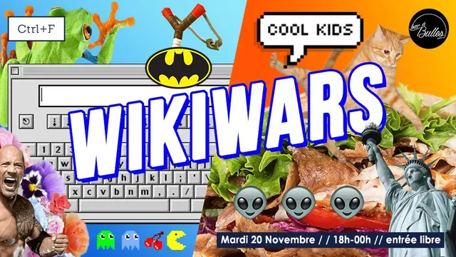 Les Wikiwars au Bar à Bulles
