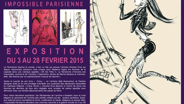 Exposition " Impossible Parisienne " de l'artiste Antoine Kruk
