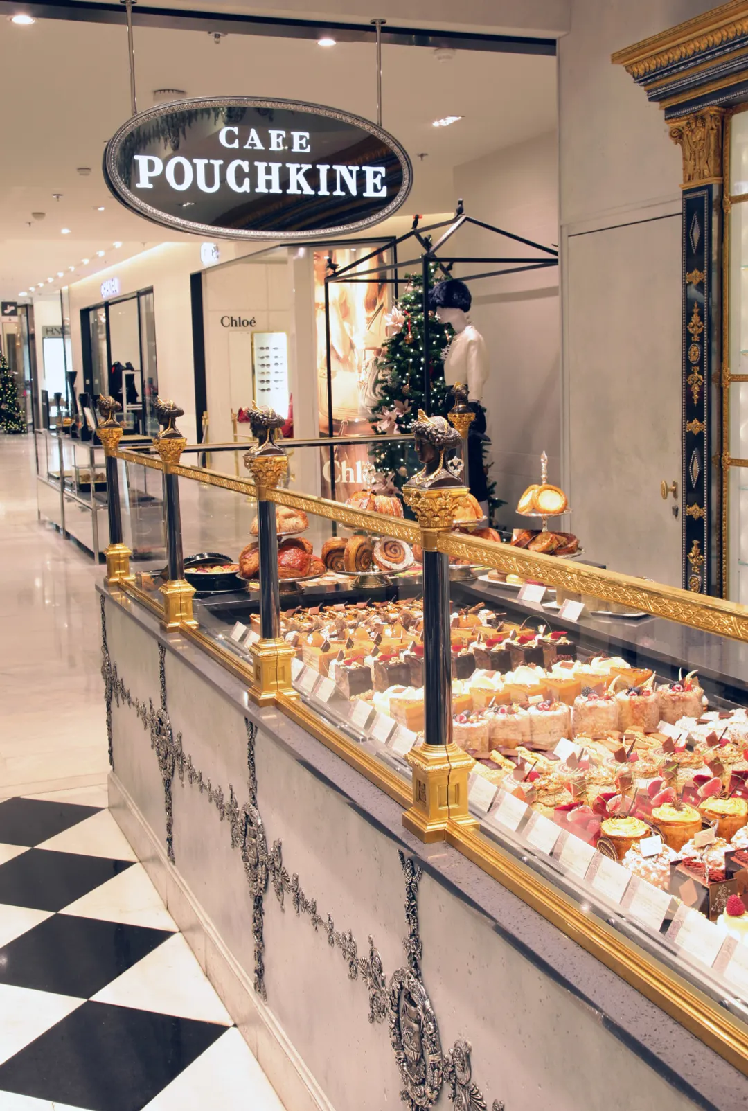 Le Café Pouchkine Haussmann Restaurant Shop Paris