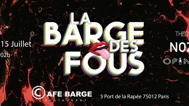La Barge Des Fous - Cafe Barge