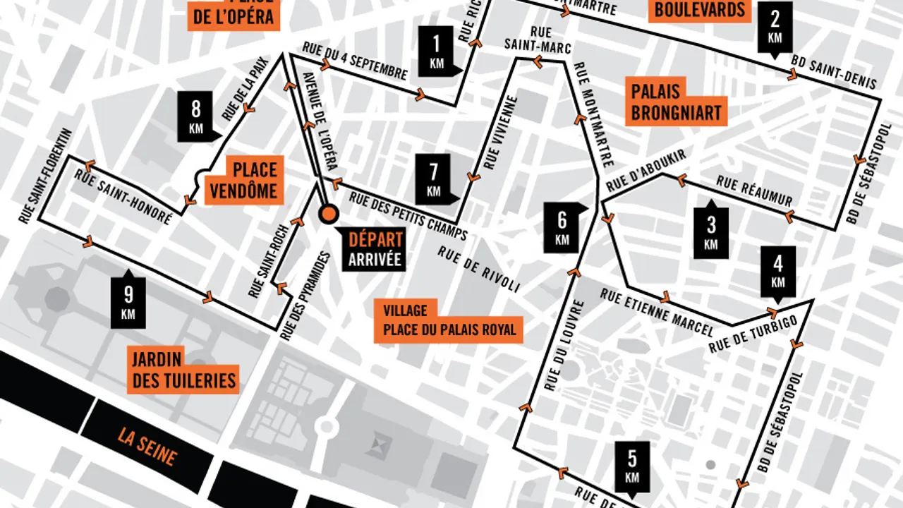 10km Paris centre Nike