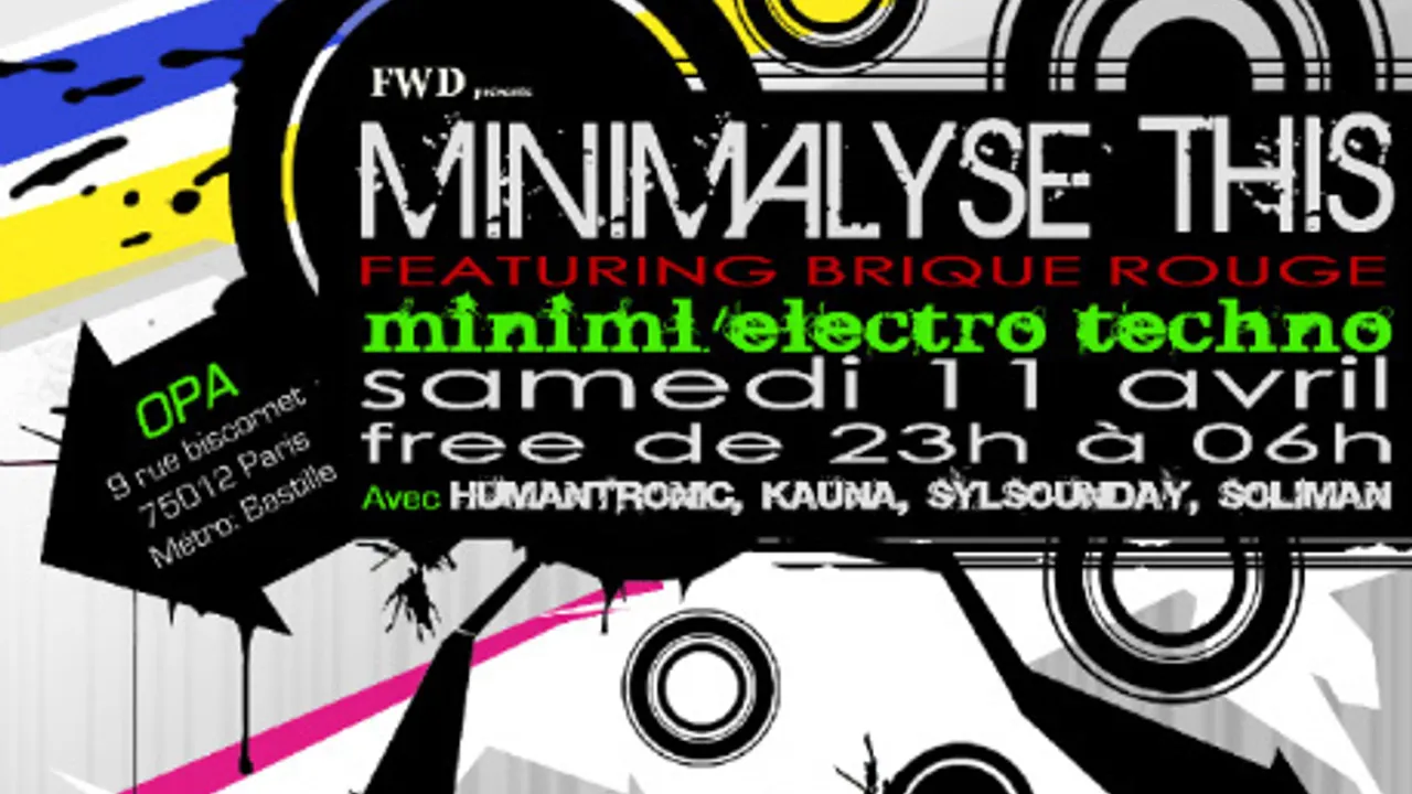 MINIMALYSE THIS invite BRIQUE ROUGE
