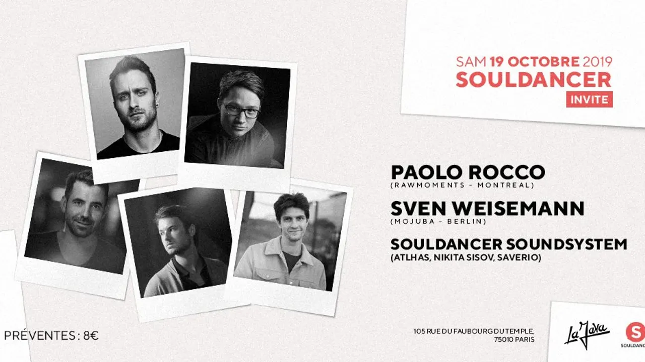 Souldancer Invite: Paolo Rocco, Sven Weisemann, Souldancer Crew
