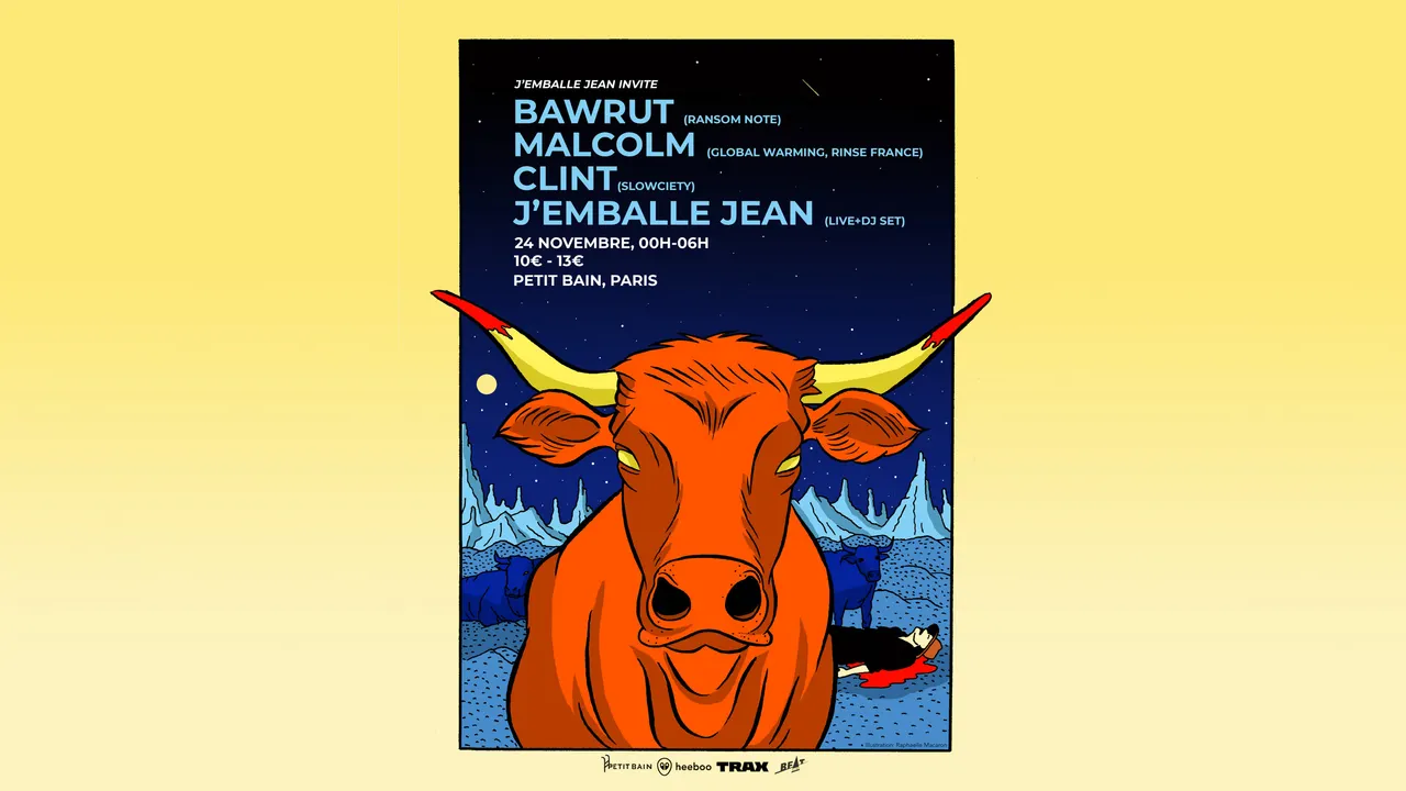 J'emballe Jean invite Bawrut, Malcolm, Clint