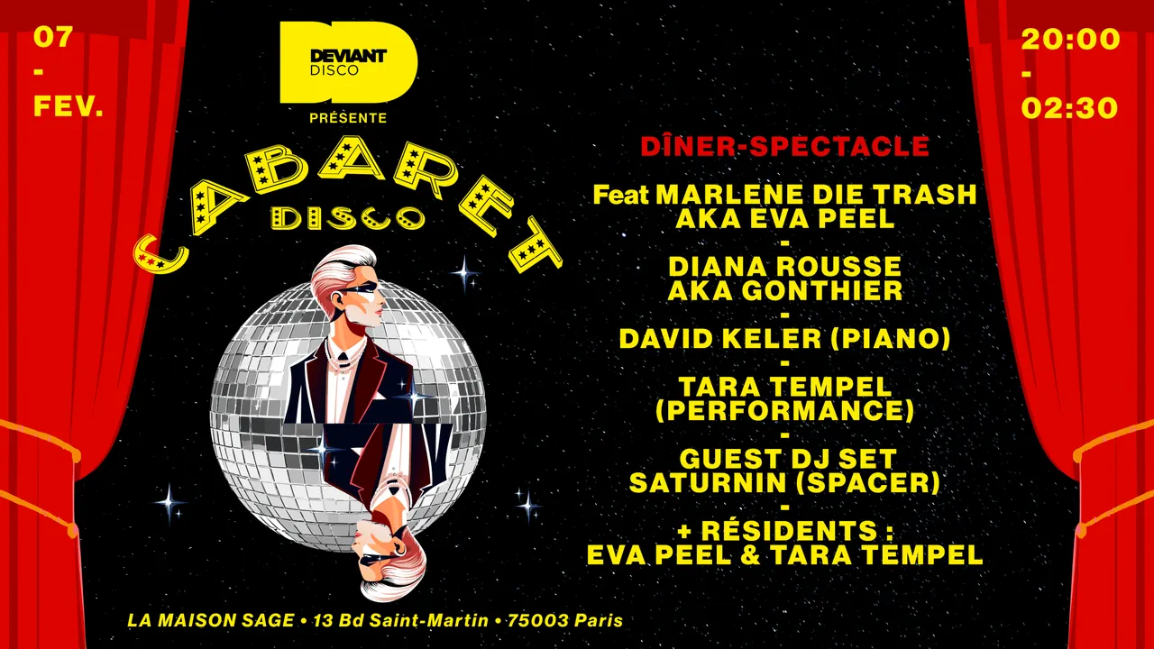 Cabaret Disco - Diner spectacle