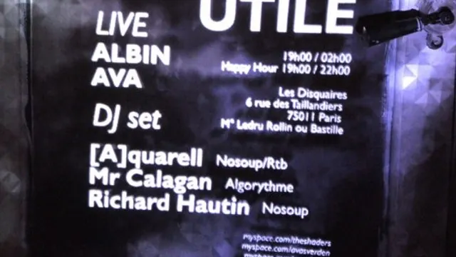 [pmü] Ou La Soirée De La Pause Musicale Utïle