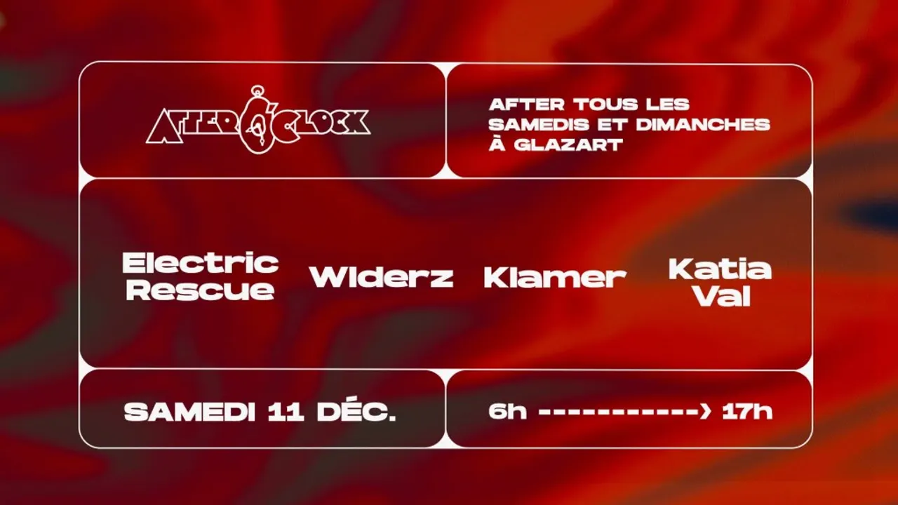 [CANCELLED] After O'clock: Electric Rescue, Wlderz, KLAMER, Katia Val