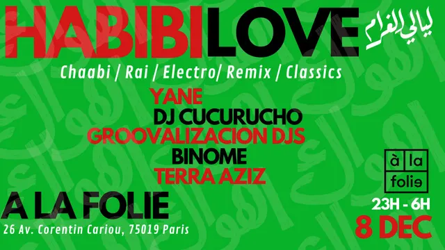 Habibi Love - Oriental vibes Party à La Villette !