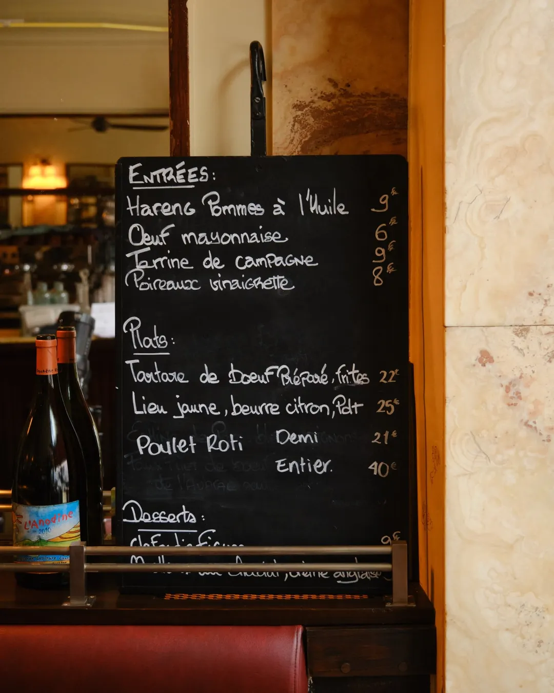 A La Renaissance Restaurant Bar Paris