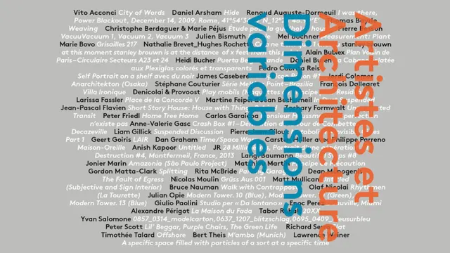Exposition Artistes et Architecture - Dimensions variables