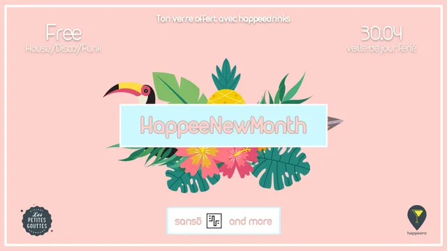 HappeeNewMonth #1 : Fruit Your Funk @Les Petites Gouttes