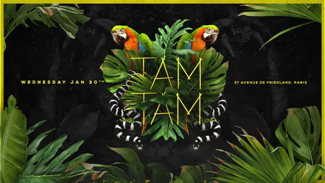 Mercredi 30 Janvier x TAM TAM x BOUM BOUM