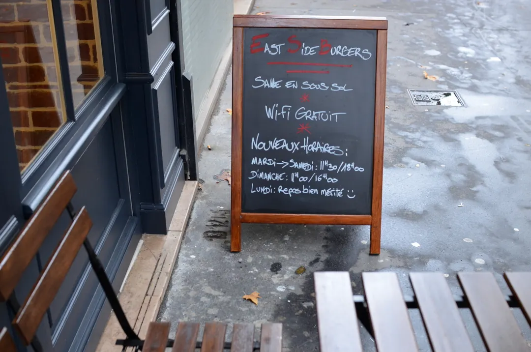 East Side Burger Restaurant Paris