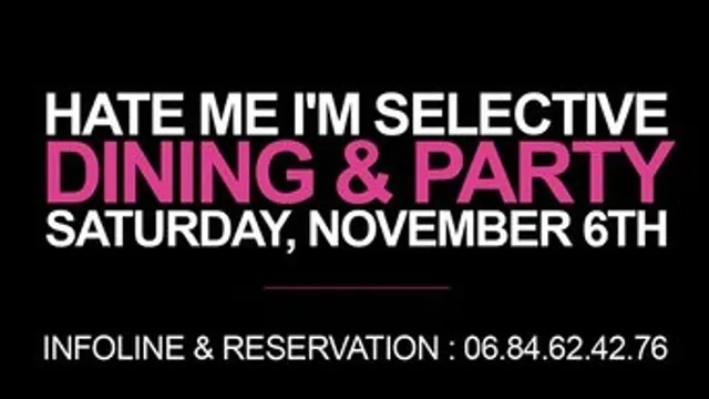 HATE ME I'M SELECTIVE PARTY