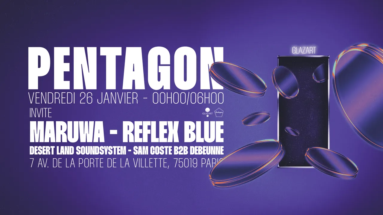 PENTAGON X GLAZART : Maruwa, Reflex Blue, Desert Land & more