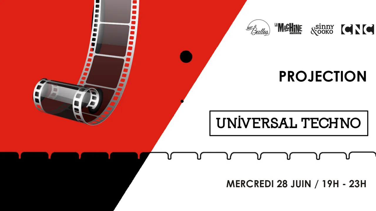 Projection : "Universal Techno"