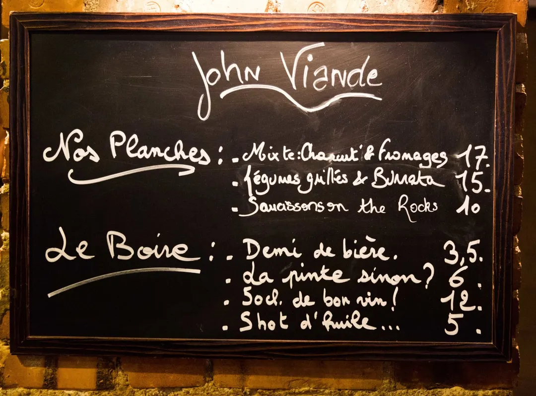 John Viande Restaurant Bar Paris