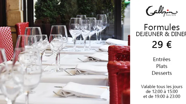 Une Formule Déjeuner & Dîner proposant le meilleur de la Cuisine Bourgeoise Française !