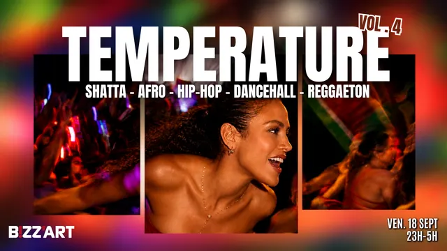 TEMPERATURE VOL.4 – Soirée Afro & Shatta à Paris | 18.09.26