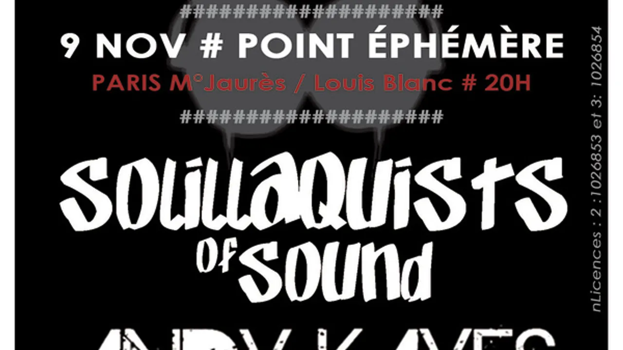 SOLILLAQUISTS OF SOUND + ANDY KAYES + LA FINE ÉQUIPE