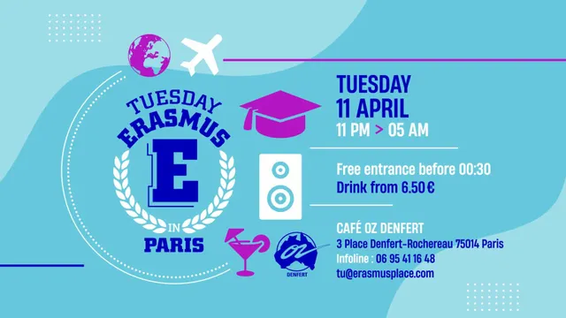 TUESDAY ERASMUS IN PARIS