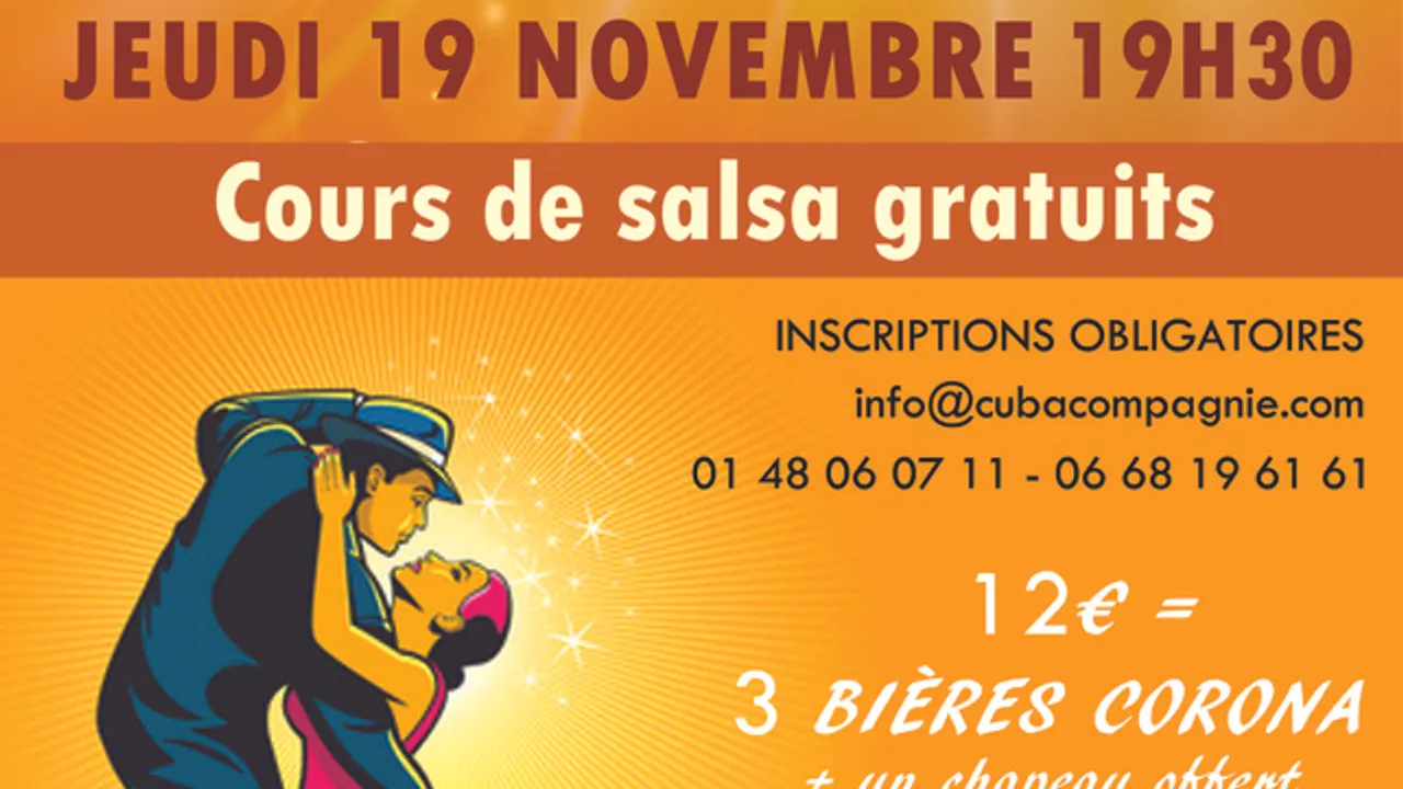 Soirée Salsa au restaurant Cuba Compagnie Paris 11