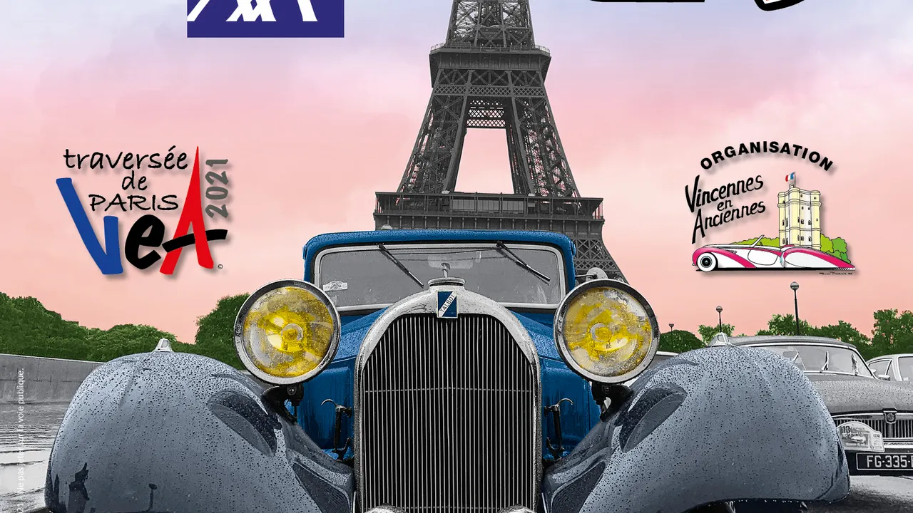 14e Traversée de Paris estivale en véhicules d'époque