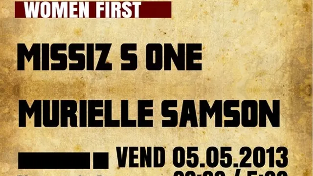 Party à La Maison Special Women First