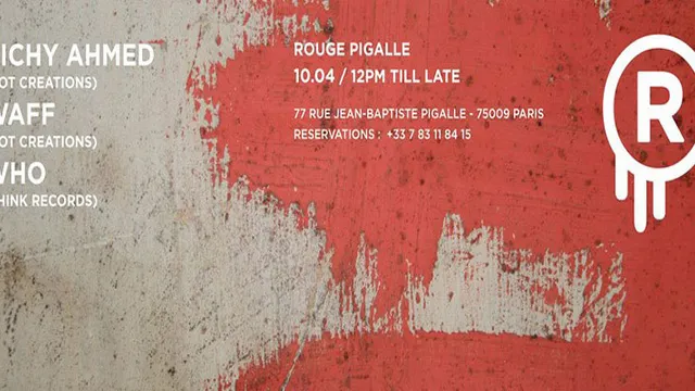 LE ROUGE // HOT CREATIONS // RICHY AHMED x WAFF