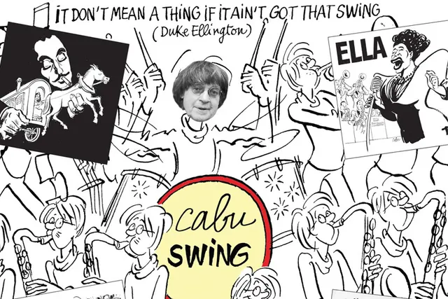 L'exposition Cabu Swing s'installe au Versailles Jazz Festival