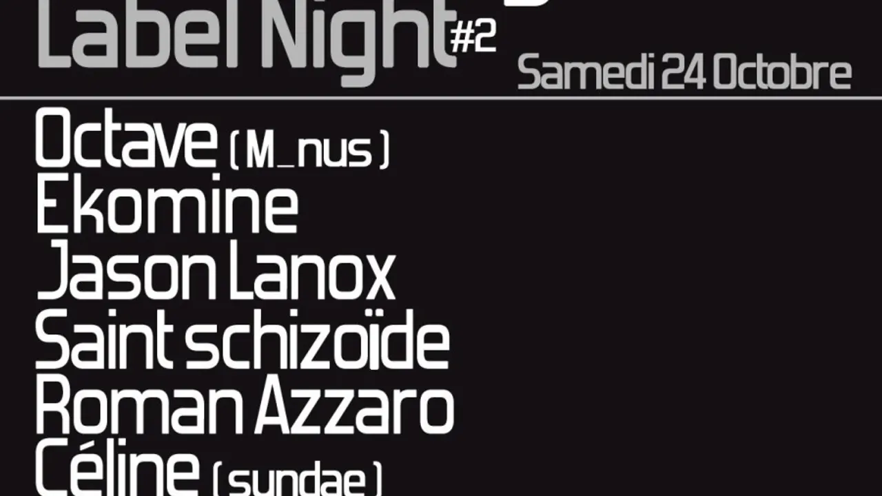 COTON TIGE LABEL NIGHT
