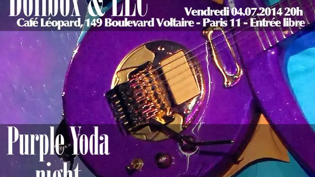 Dolibox & LLC - Purple Yoda Night