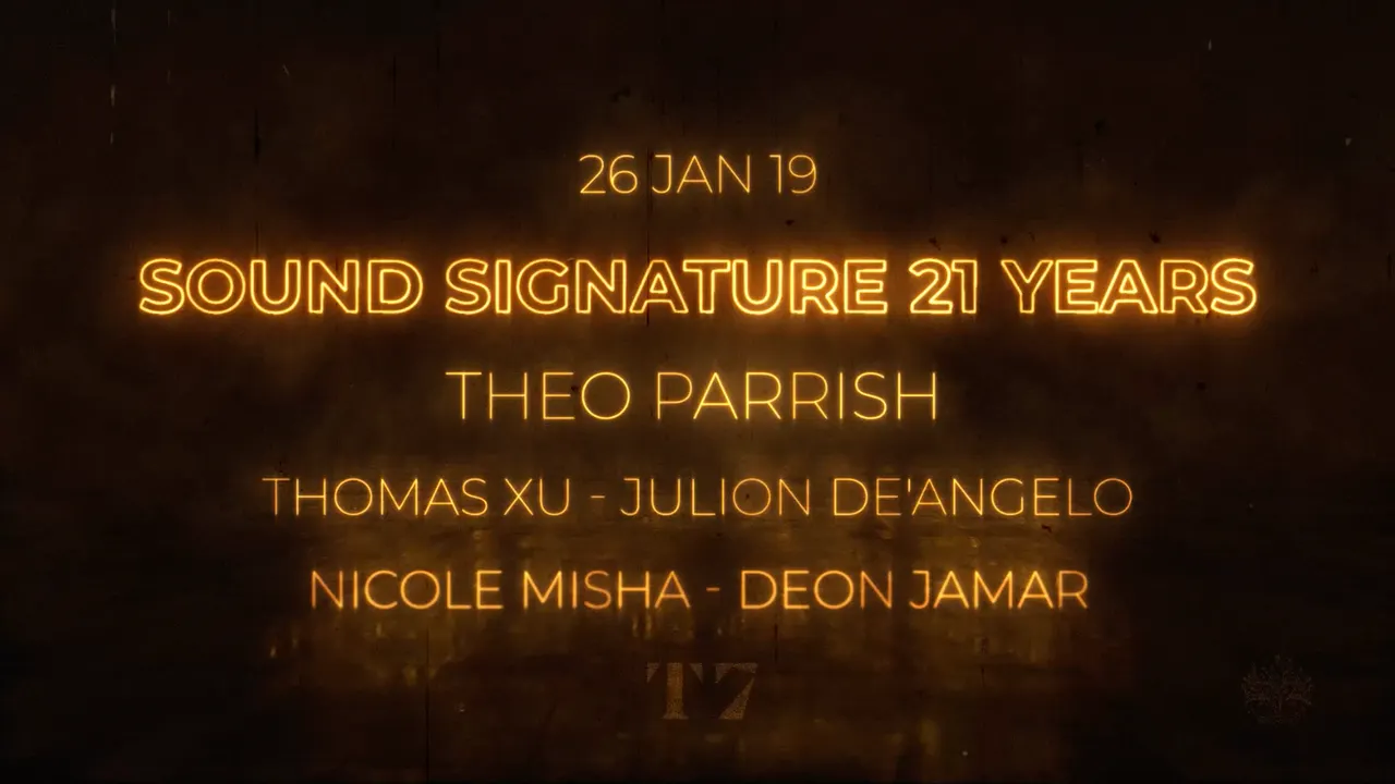 Annulé ! T7 : Theo Parrish presents Sound Signature 21 Years