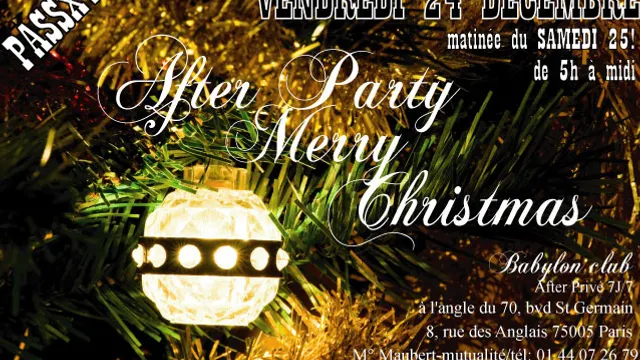 After Party "MERRY CHRISTMAS"