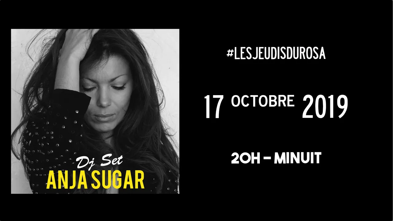 Les Jeudis du Rosa // Anja Sugar
